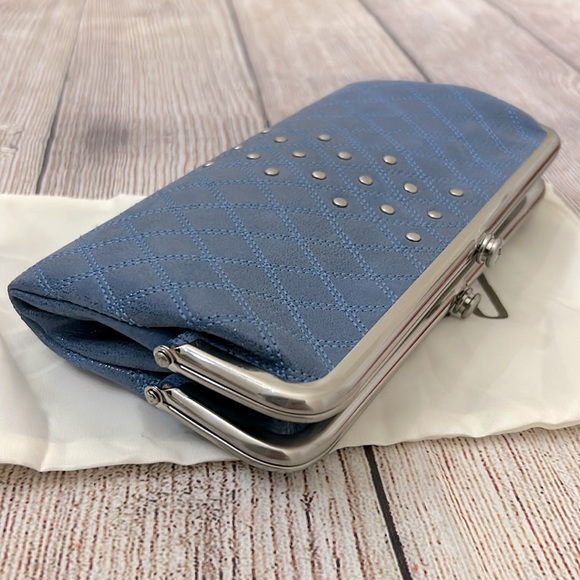 NWT HOBO Lauren Clutch-Wallet IN BUFFED LEATHER - Picture 11 of 14